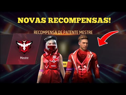 Nova camisa de mestre da temporada 32 da ranqueada do Free Fire