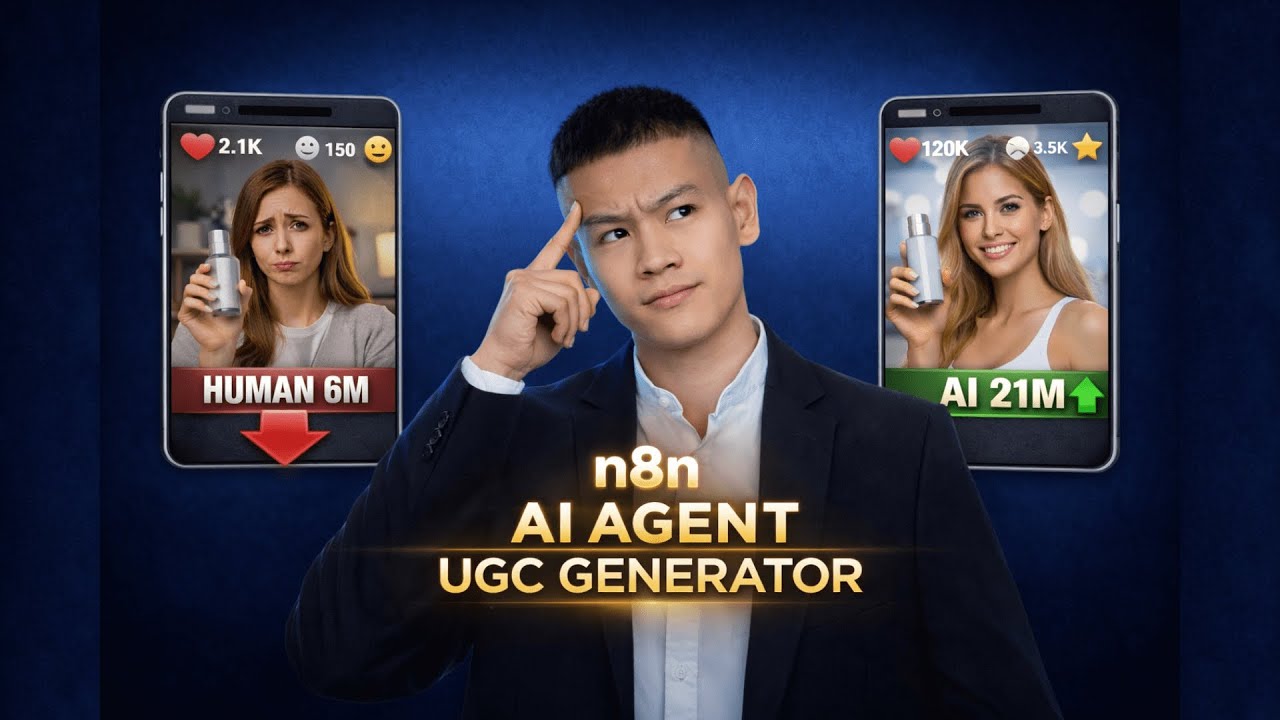 AI AGENT UGC SORA 2 & VEO 3.1 DENGAN n8n (FREE TEMPLATE) - YouTube