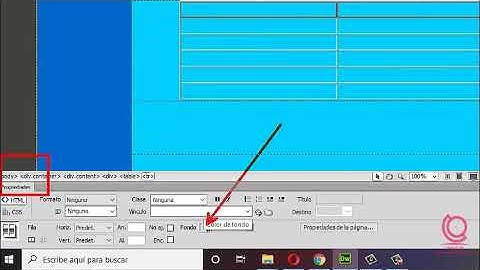 Insertar Tablas en Dreamweaver