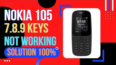Nokia 105 (TA 1034) 7.8.9 keys Not Working |Hammad1 Lab |Solution 100%.