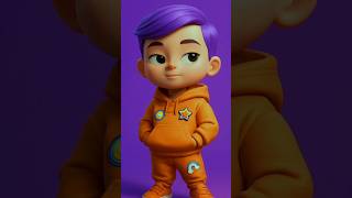 A Stylized 3D Cartoon Character