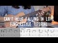 Fingerstyle Ukulele Tutorial - Can't help falling in love (by Elvis Presley)