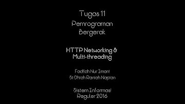 QuakeReport - HTTP Networking & Multi-threading | Tugas 11