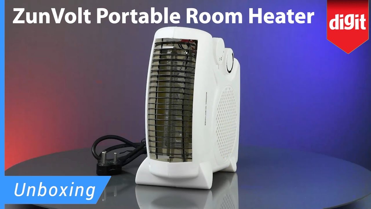 ZunVolt Portable Room Heater Unboxing - YouTube