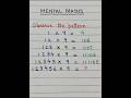 Mental Maths 💥 | Mental Maths Tricks | #mentalmaths #shorts #viral