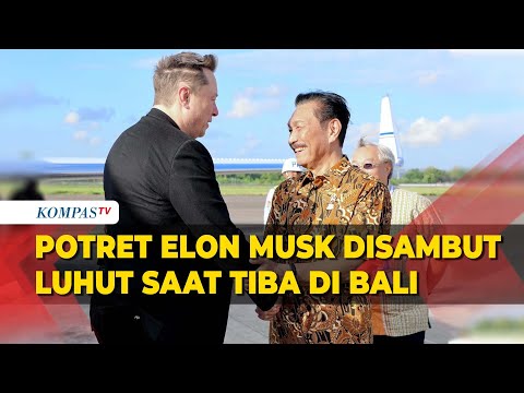 Momen Luhut Sambut Elon Musk saat Tiba di Bali, Langsung Bahas Hal Ini @kompastv