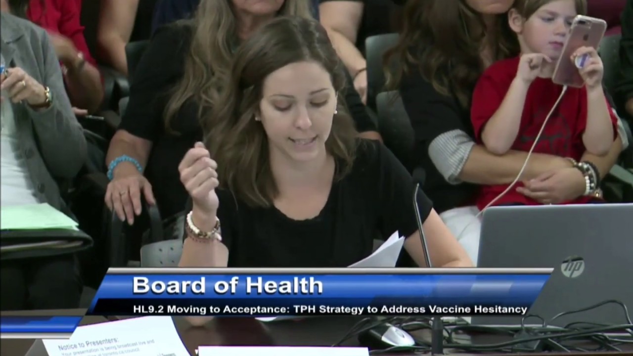Tamara Ugolini - Toronto Board of Health Hearing
