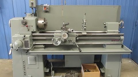 Clausing Model 6913 Metal Lathe 14" x 48" 3 PH 3 & 4 Jaw Chuck Quick Change ++