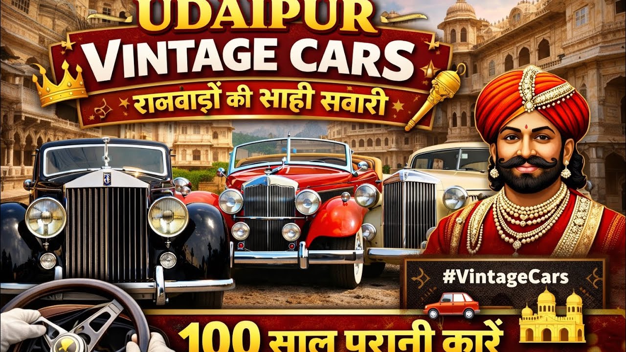 Udaipur Ki Vintage Cars 😍 | Maharajaon Ki Royal Sawari 