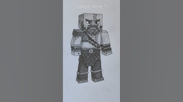 Every day I draw one MINECRAFT character | Kratos #shorts #minecraft #minecraftcharacters