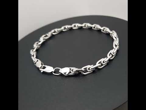 Срібний браслет Якір, видео 1