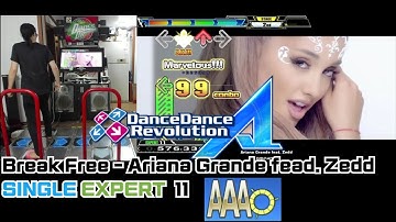 [DDR]Break Free Ariana Grande feat. Zedd DDR A SINGLE EXPERT 11 #DDR #DANCEDANCEREVOLUTION [HN!!]