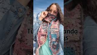 Paso a paso para tejer está bufanda de Grannys en mi canal de Youtube 🧶🧣👀 #crochet #tejedoras