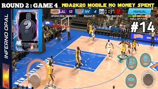Nba2K Mobile No Money Spent Part 14 Round 2 - Game 4 Inferno Opal Tier