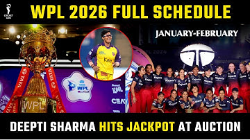 WPL 2026 Full Schedule: WPL Auction में इस खिलाड़ी पर लगी बड़ी बोली | UPW | MI | RCB | GG | DC