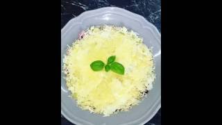 Слоеный салат с тунцом Слоеный салат с тунцом