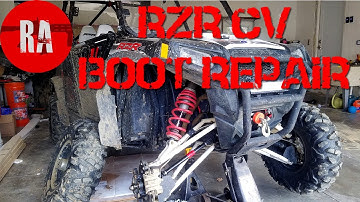 RZR CV boot replacement complete from start to finish. 4K