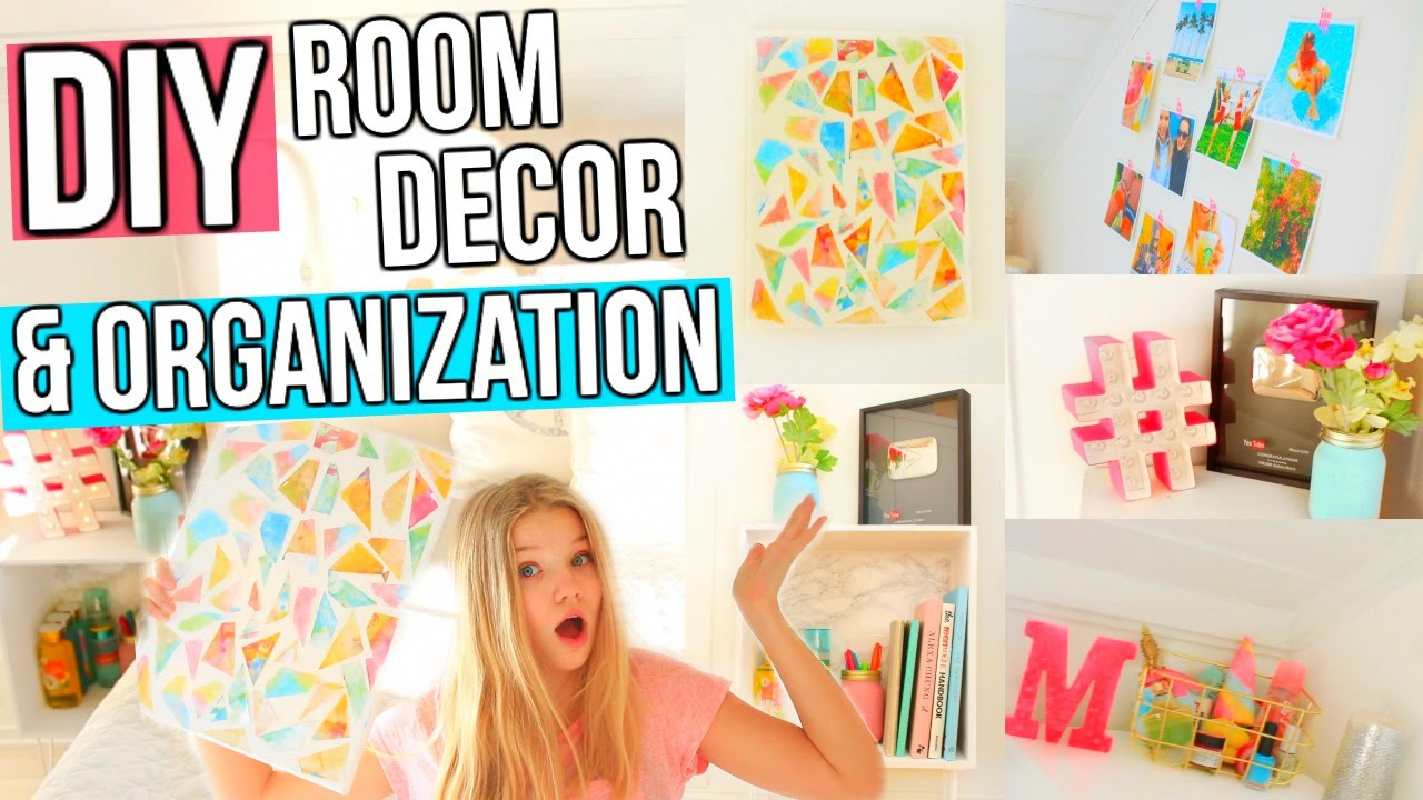 DIY Room Decor & Organization! + GIVEAWAY!! - YouTube
