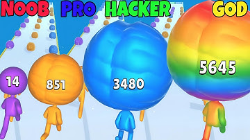 NOOB VS PRO VS HACKER VS GOD in Big Brain 🧠 EP3