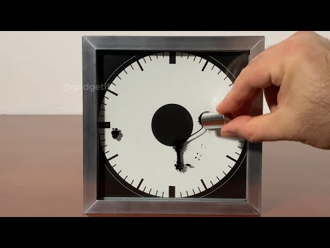 FERROFLUID Magnetic Liquid Clock by MTR Designs -- Gadgetify