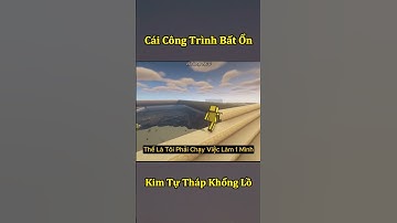 Anh Đen Xì Xì Xây Dựng Kim Tự Tháp Khổng Lồ Trong Minecraft 😍 #shorts