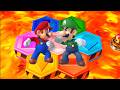 Mario Party The Top 100 - Lucky Minigames - Yoshi vs Mario vs Waluigi vs Luigi