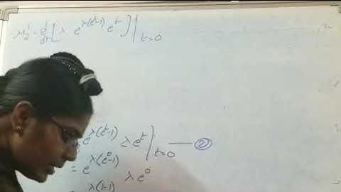 All Generating functions ( M.G.F,C.G.F, Characteristic function and P.G.F) of Poisson distribution