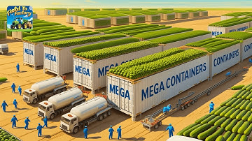Cucumber Pickles Mega Factory: Processing Millions of Cucumbers for Pickles