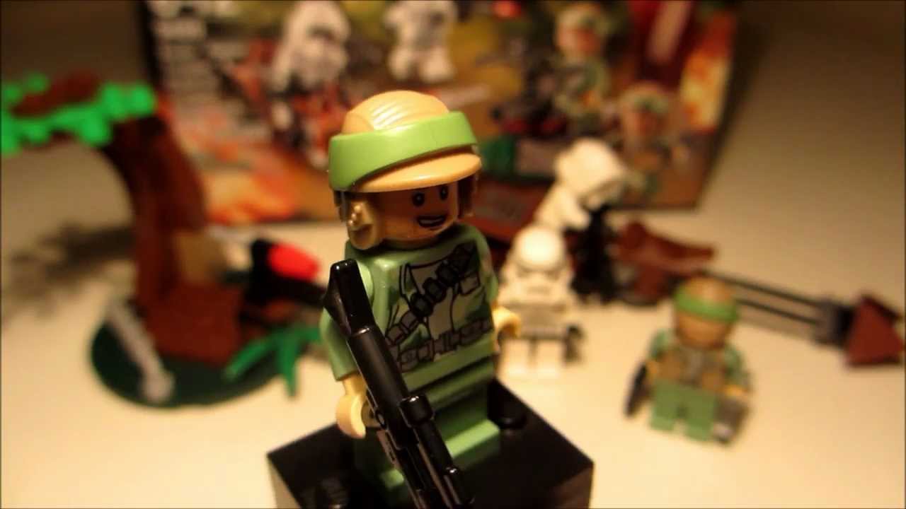 Lego Star Wars 9489 Endor Rebel Trooper and Imperial Trooper Battle Pack Review