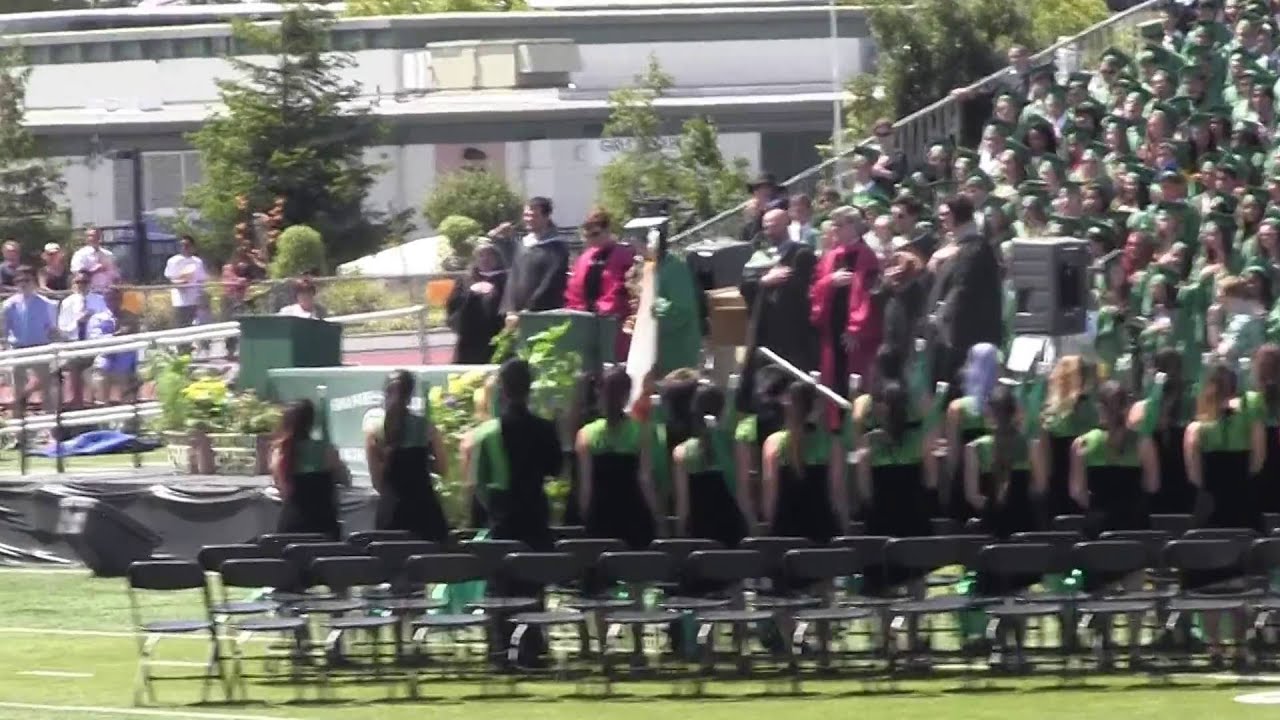 National Anthem Homestead High School Graduation Ceremony 2016 YouTube
