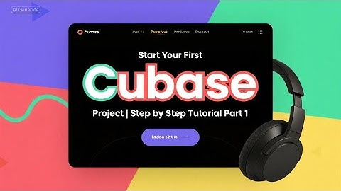 🚀 Start Your First Cubase Project | Step by Step Tutorial (Part 1) 🎶