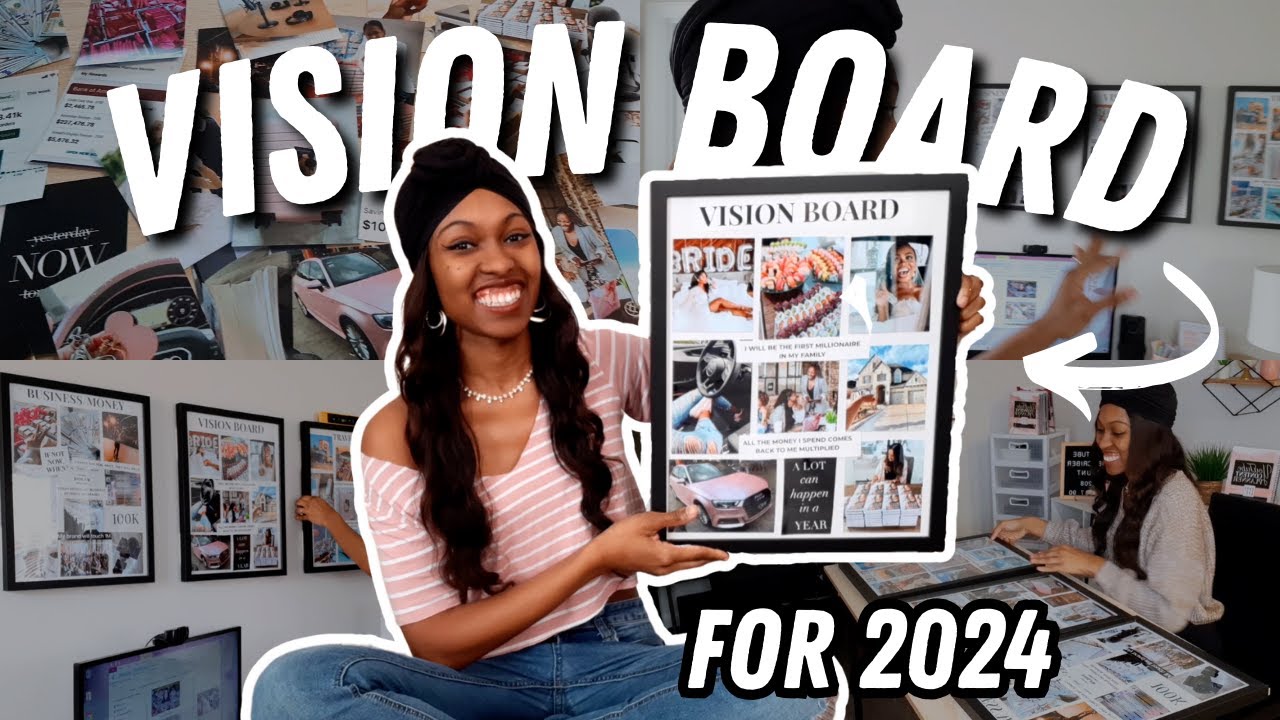 Create a Vision Board with Me!! How to Create Your FIRST Vision Board ...