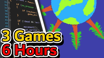 I made 3 GAMES in 6 HOURS (Game Devlog)