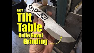 Tilt Table Knife Bevel Grinding Jig