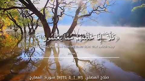 تلاوة عذبة شجية توريح القلوب للقارئ صلاح المصلي |HD