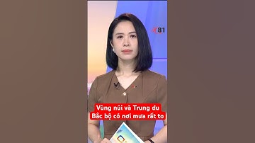 Vùng núi và Trung du Bắc bộ có nơi mưa rất to