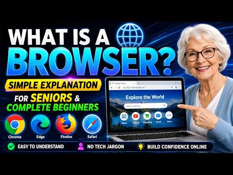 What Is a Browser? 🌐 Simple Explanation for Seniors & Complete Beginners #techyada