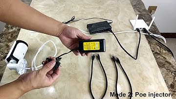 FULUVA X series Camera Video tutorial 2   How to Install PoE Camera