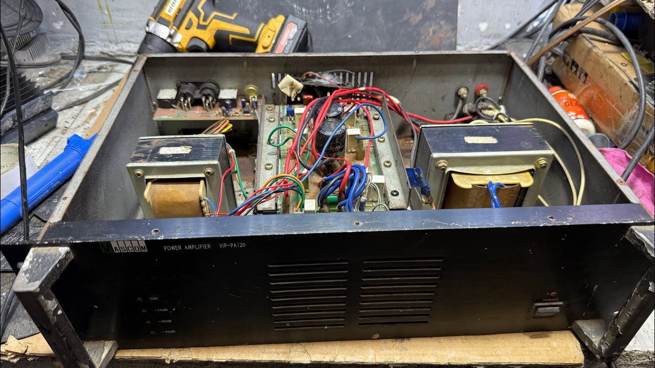 VASCOM VIP PA-120 public adress amplifier may shorted pumuputok ang fuse paanu ayusin