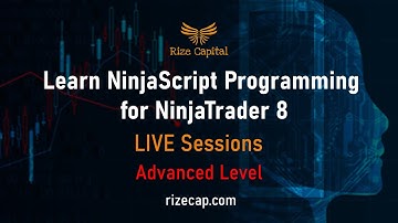 NinjaTrader 8 | NinjaScript Programming Training - Advanced Level sneak peek from Rize Capital