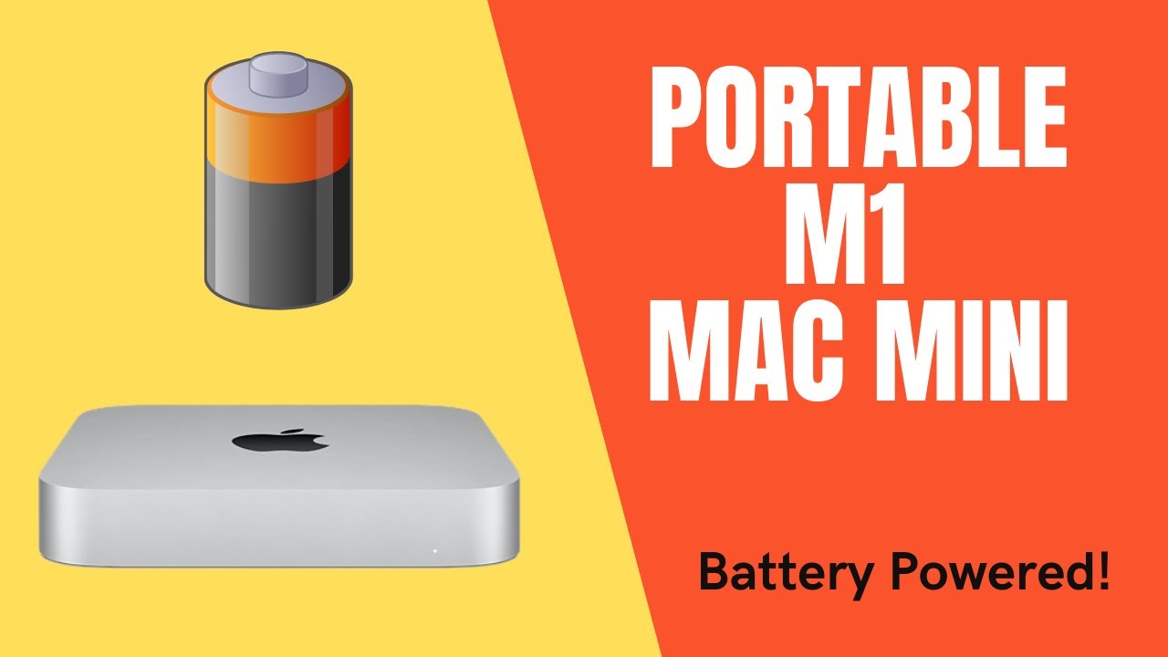 My Battery Powered Mac Mini Setup 