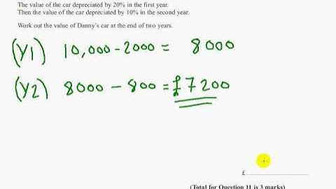 Edexcel GCSE Maths Modular Higher Unit 2 -  June 2012 - Q11