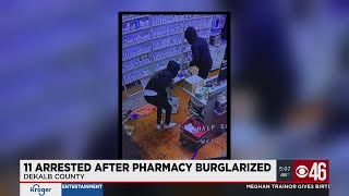 11 arrested in pharmacy burglaries