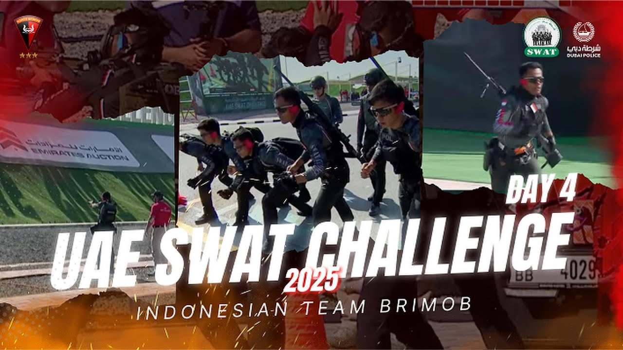 UAE SWAT CHALLENGE DAY 4 - INDONESIAN TEAM BRIMOB