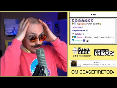 fantano reacts to bad omens & poppy - "v.a.n"