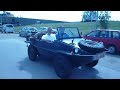 Konrad fährt Schwimmwagen VW 166 das erste Mal