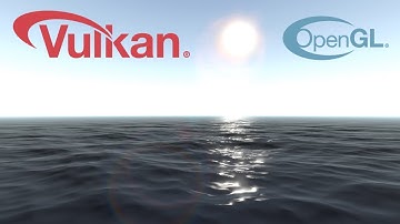 OpenGL vs Vulkan | Antialiasing Deferred FFT Water | Java LWJGL