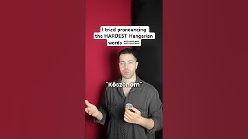 I tried the HARDEST Hungarian words 🇭🇺 (Hungarian challenge) #hungarian #funny #languages