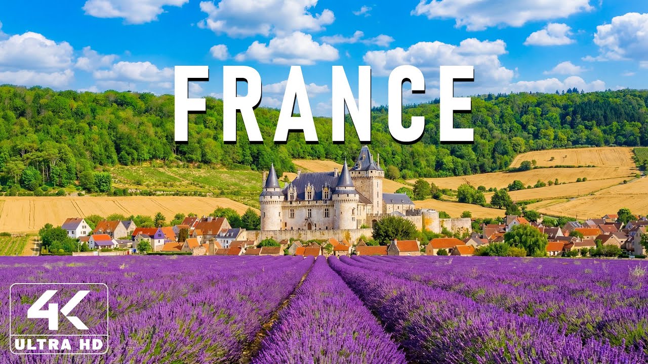 Spring in Loire Valley 4K 🌸 Discover Fairytale Castles, Royal Gardens & Serene Spring Nature