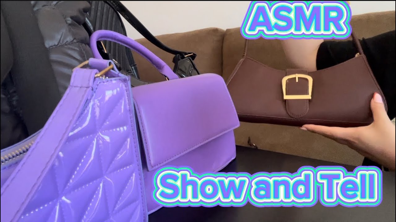 [ASMR] Mi colección de bolsos 👜 SHOW AND TELL en español 🌸